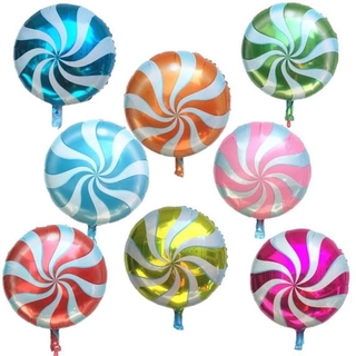 Bong Bóng Lá Nhôm Hình Tròn 18 Inch Nhiều Màu Sắc Trang Trí Tiệc Sinh Nhật