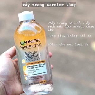 TẨY TRANG GARNIER SKINACTIVE 400ml