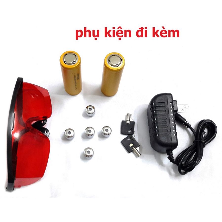 Đèn laser laze FXZ 970 công suất cao 5000mw tia xanh dương pin siêu lớn