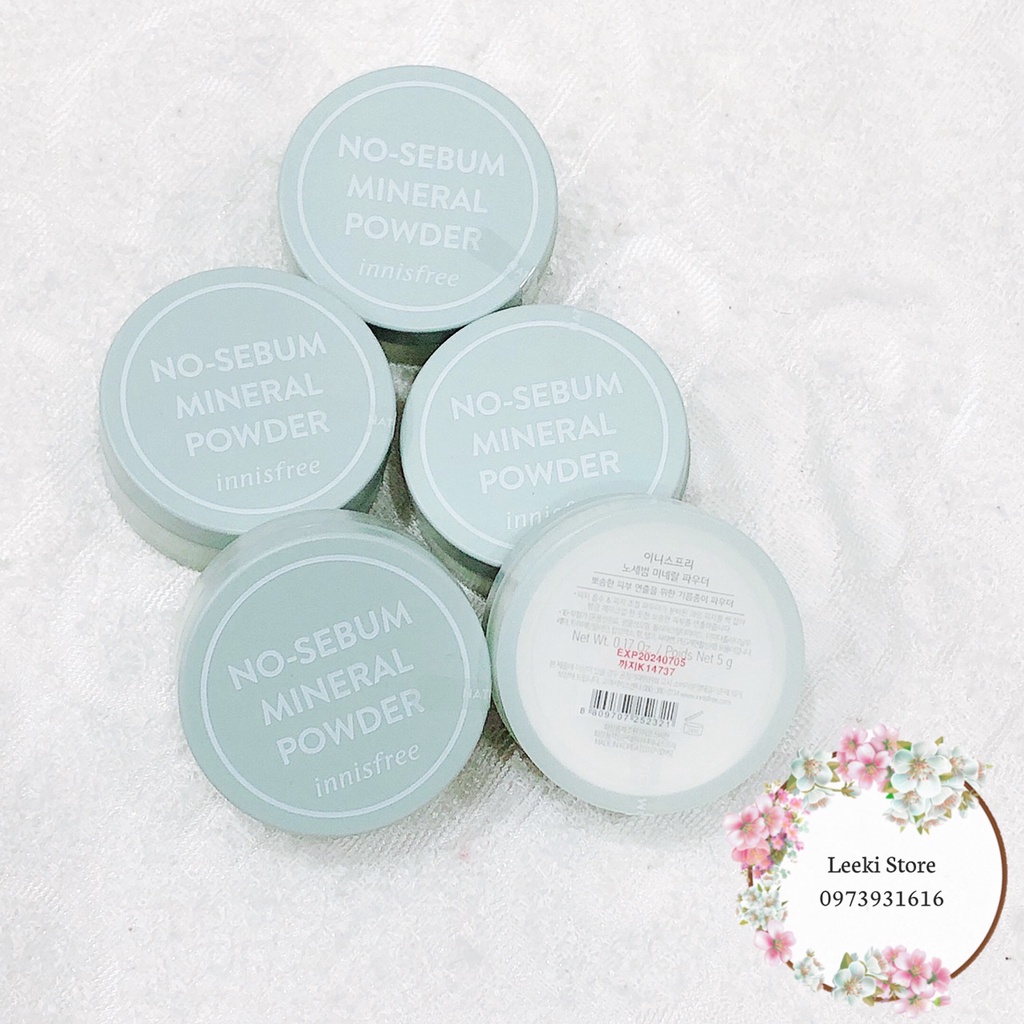 Phấn Phủ Innisfree No Sebum Mineral Powder - Phấn Phủ Kiềm Dầu Innisfree Dạng Bột
