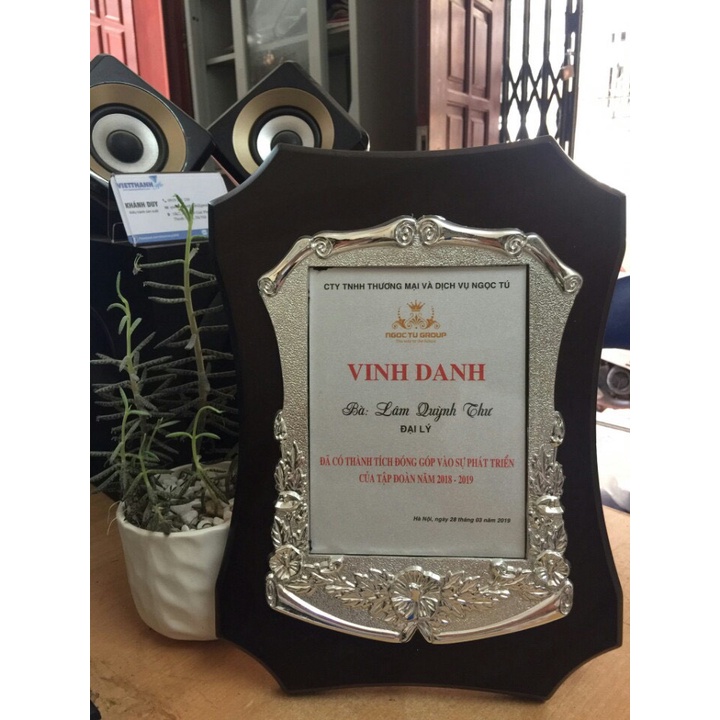 Bằng Khen,Bằng Vinh Danh Khung Composite Mạ Vàng - Mạ Bạc