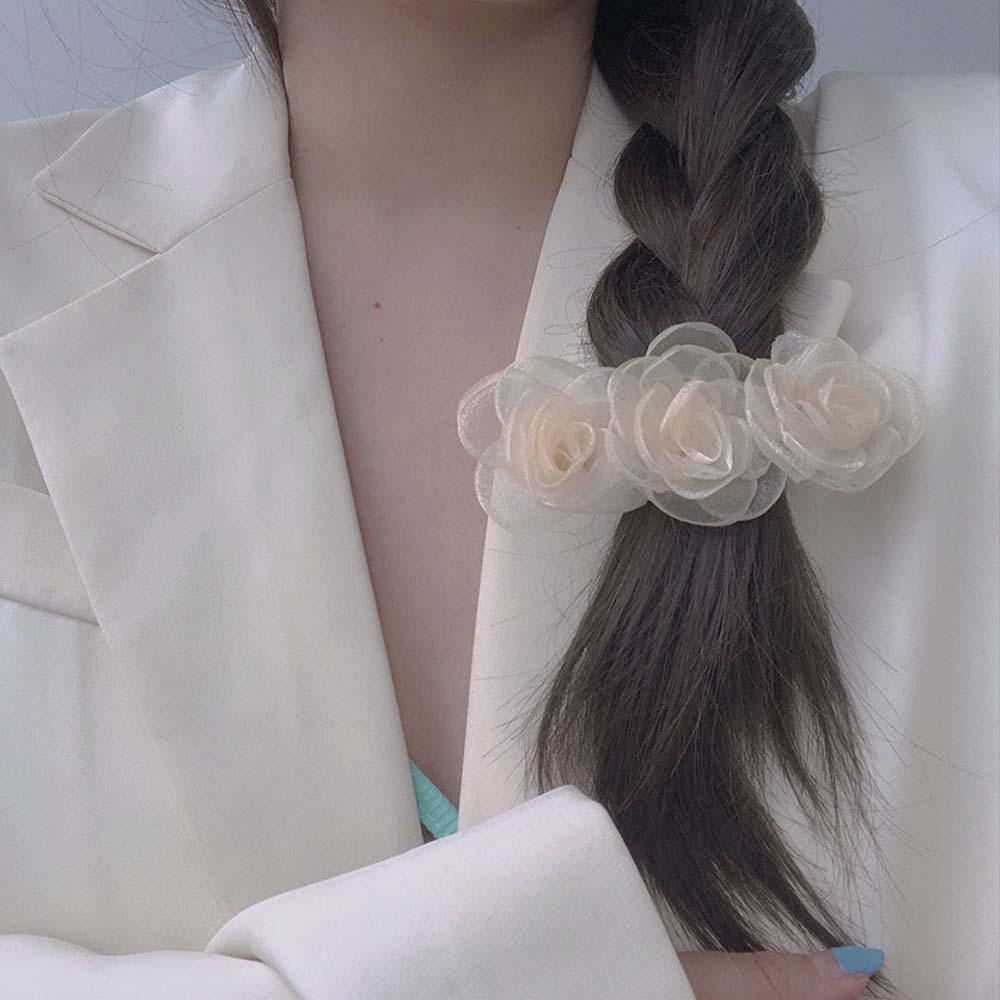 Kẹp Tóc Hoa Trà Ngọt Ngào Cho Nữ