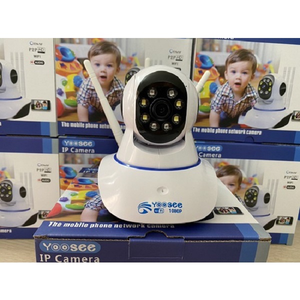 Camera IP Wifi Yoosee 3 Râu 3.0/2.0M FullHD 1080P, có màu ban đêm, đàm thoại 2 chiều | WebRaoVat - webraovat.net.vn