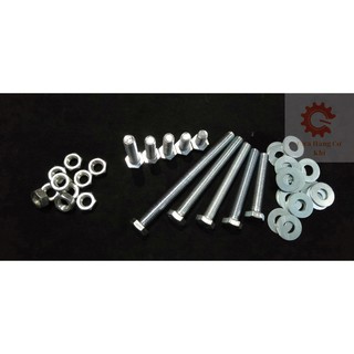 Bộ 10 Bulong Con Tán Xi 8 Ly Nhiều Loại Thông Dụng.