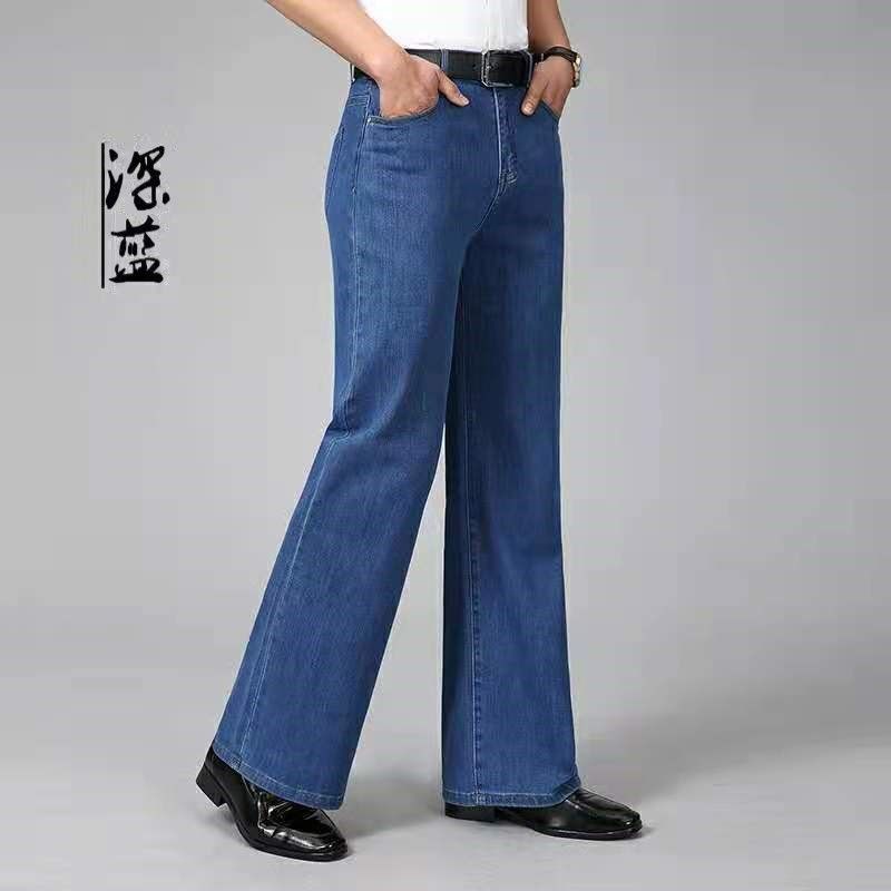 Quần Jean Nam Ống Rộng Mới Xuân Thu