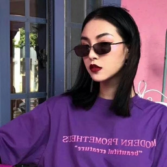 Kính mát gọng kim loại chống tia UV phong cách cổ điển