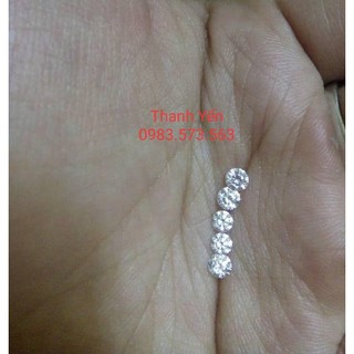 đá đính răng vỉ 5 viên