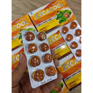 Viên ngậm ho, giảm đau họng ZECACOOL (hộp 40 viên) Giảm ho, đau rát họng, bổ phế, tiêu đờm