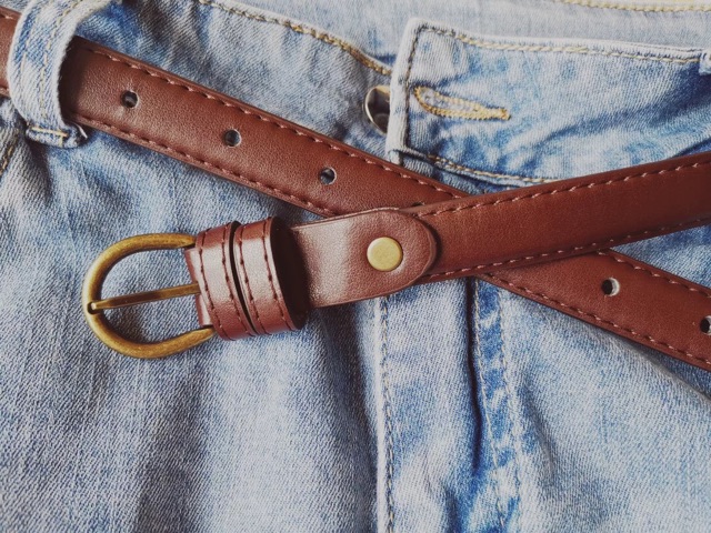 Belt-dây lưng khuyết đầu tròn SẴN