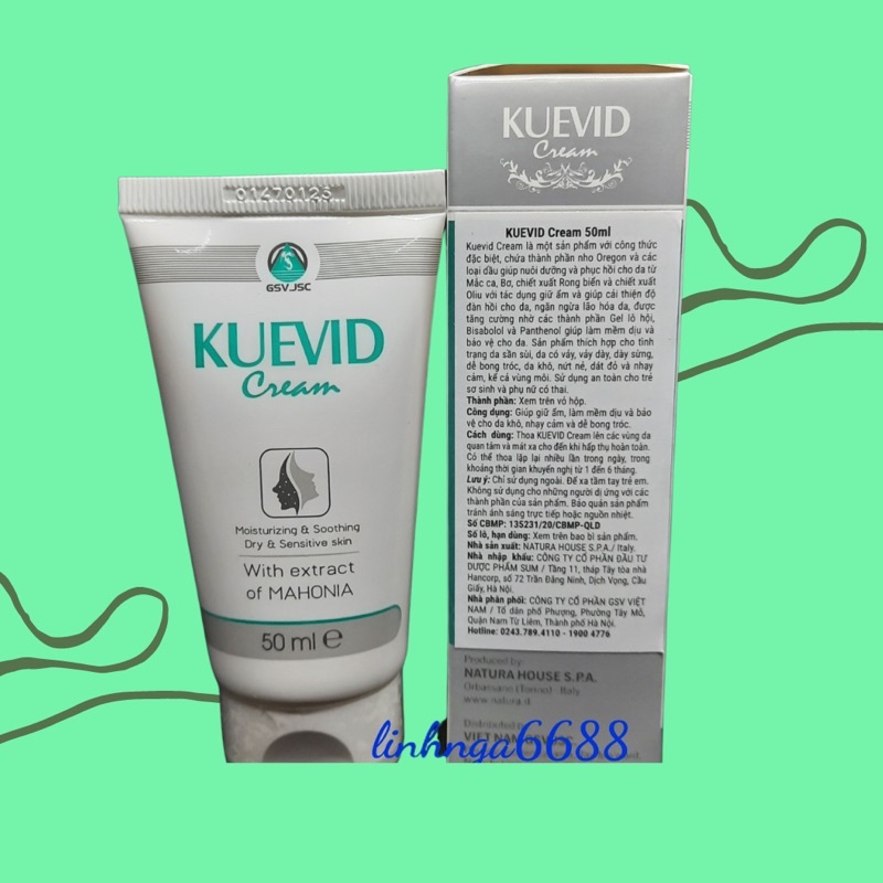 Kem dưỡng da KUEVID từ Italy - 50ml