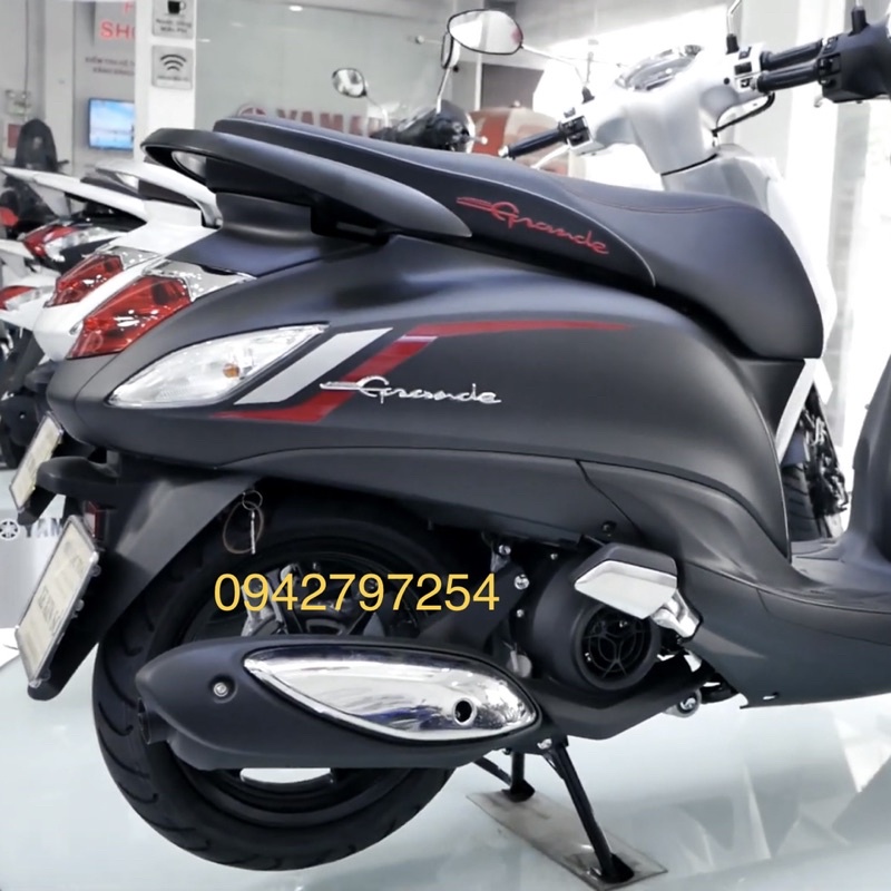 Sơn xe máy Yamaha Grande màu Đen mờ MTP215-2K Ultra Motorcycle Colors