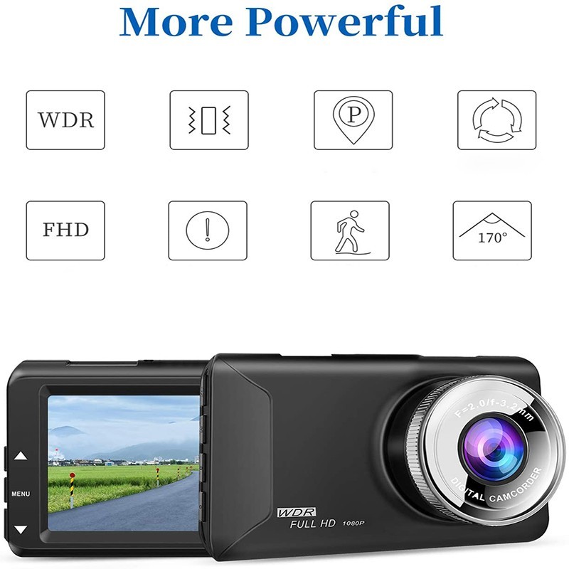 Camera Hành Trình Full Hd 1080p Ok-132 Ips Cho Xe Hơi