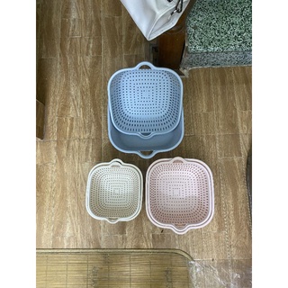 Bộ rổ 2 lớp ( gồm chậu + rổ ) Việt Nhật các cỡ