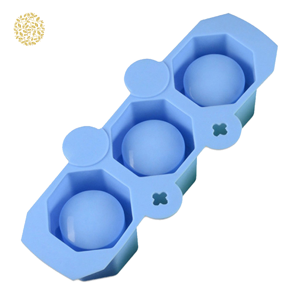 Khuôn Silicon 3 Lỗ Đa Giác Dùng Làm Chậu Hoa