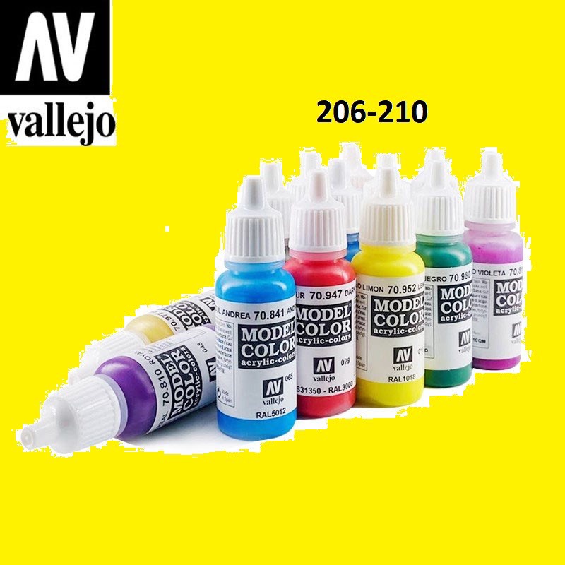 Sơn mô hình VALLEJO Model Color 17 ml ( 206-210)