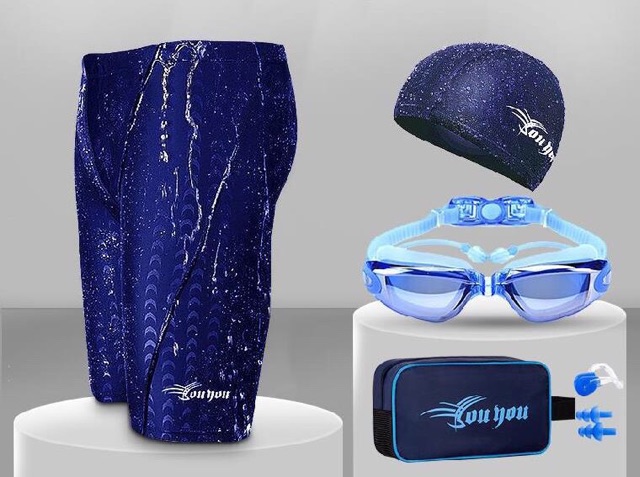 [BIG SIZE-KHÔNG THẤM NƯỚC] Quần Bơi Nam Đùi Và Lỡ Thun Không Thấm Nước Co Giãn 4 Chiều Cao Cấp Size 3XL-6XL- Lucky Girl | BigBuy360 - bigbuy360.vn