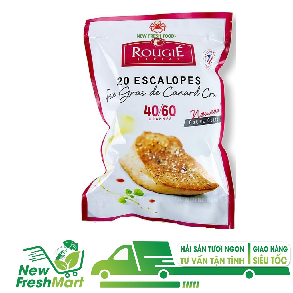 Gan Ngỗng Pháp Cắt Lát - Túi 900gr - 1,1 kg [Giao Nhanh HCM]