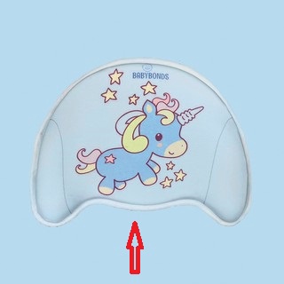 Gối cao su non Babybonds Thụy điển , chống méo bẹp đầu , ngăn mồ hôi trộm
