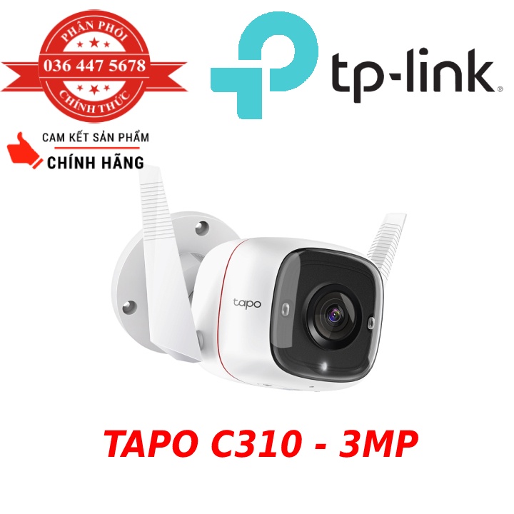 Camera Wi-Fi An Ninh Ngoài Trời Tapo C310 - Hàng Chính Hãng
