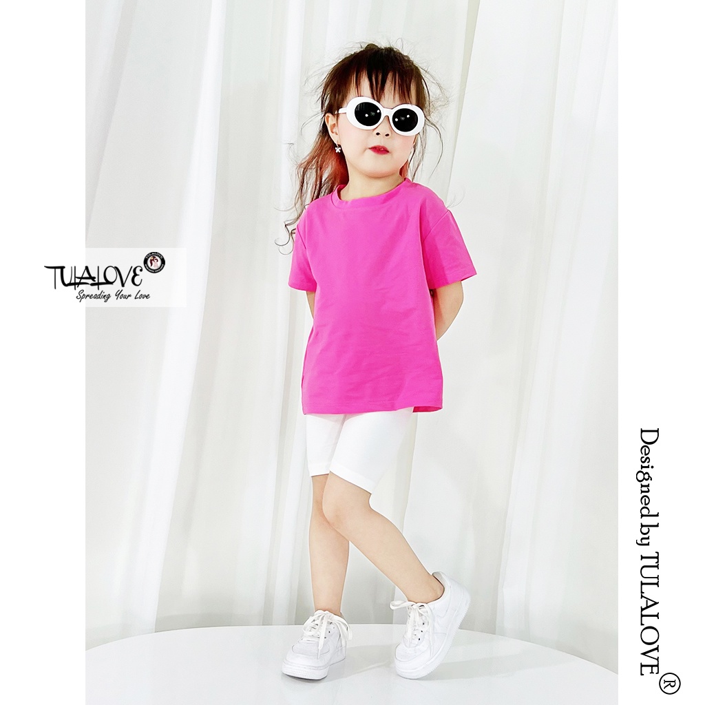 Áo Thun Bé Gái Bé Trai Kiểu Dáng Basic Chất Lượng Cao áo bé gái Tulalove