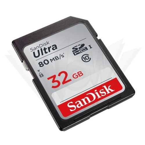 Thẻ nhớ SD 32gb SAN.DISK Ultra SDHC class 10 tốc độ 80mb.s | BigBuy360 - bigbuy360.vn