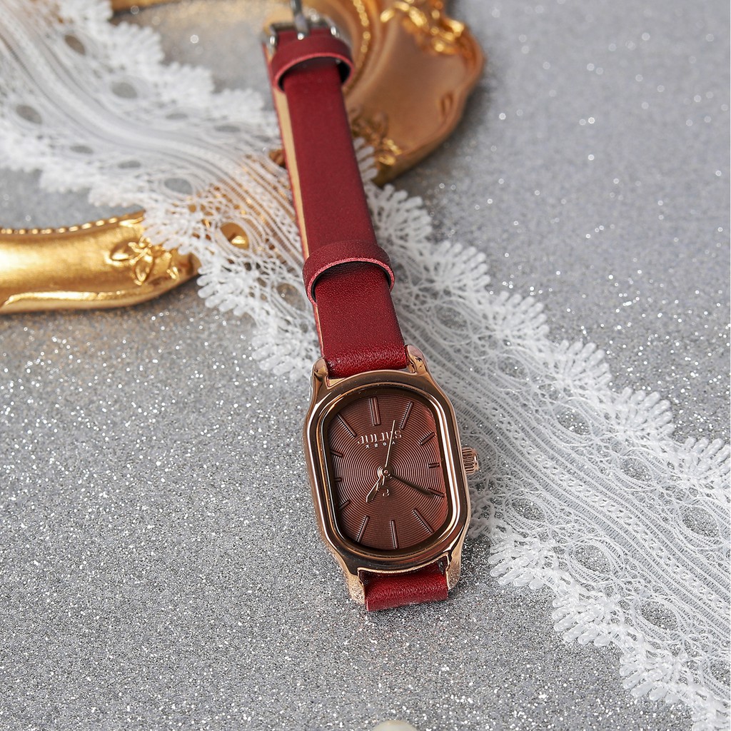 Julius Official | Đồng hồ nữ Julius JA-1112 dây da
