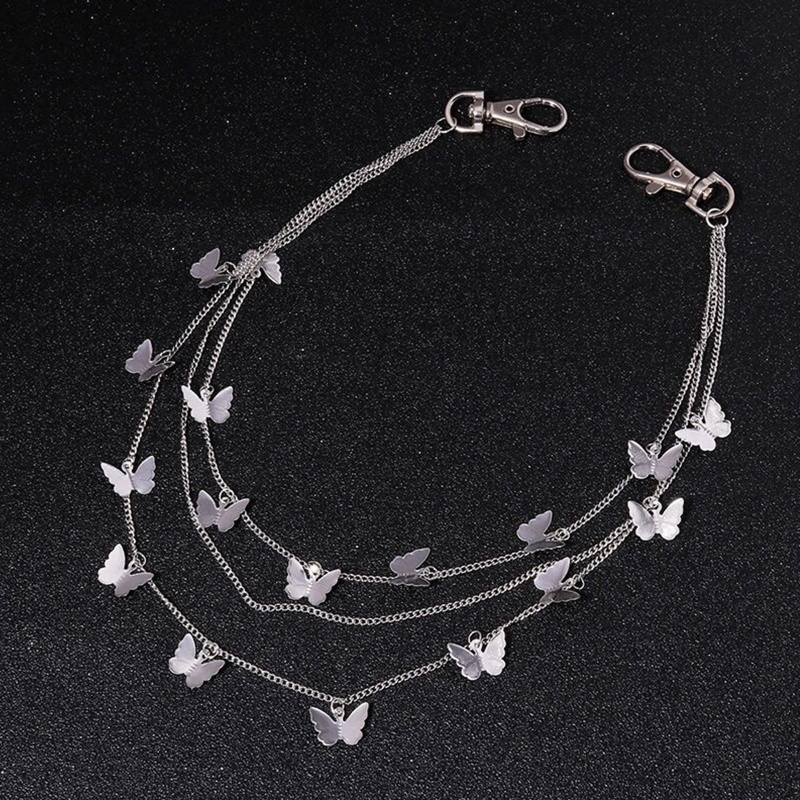 Youyo Set 6 Dây Xích Hợp Kim Đeo Quần Dài Phong Cách Punk Hiphop Đường Phố Dành Cho Nữ Sk