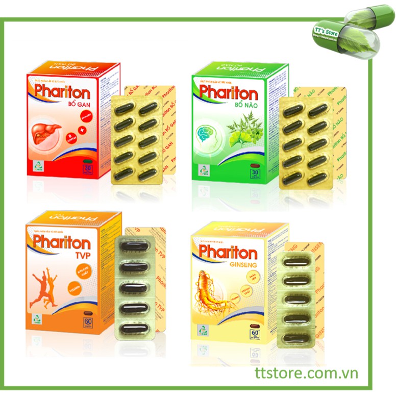 PHARITON TVP - Bổ não - Nhân sâm - Bổ gan [Pharciton, Pharmaton]
