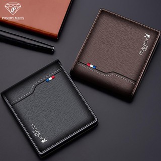 [CHÍNH HÃNG] Ví Da Nam PLAYBOY Kèm Hộp Đựng Ví Cao Cấp, Kiểu Dáng Hàn Quốc Trẻ Trung Năng Động