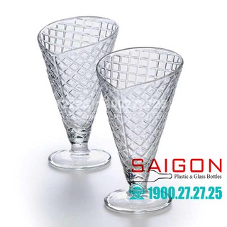 Ly Kem Thủy Tinh Delisoga Ice Cream Cup 190ml