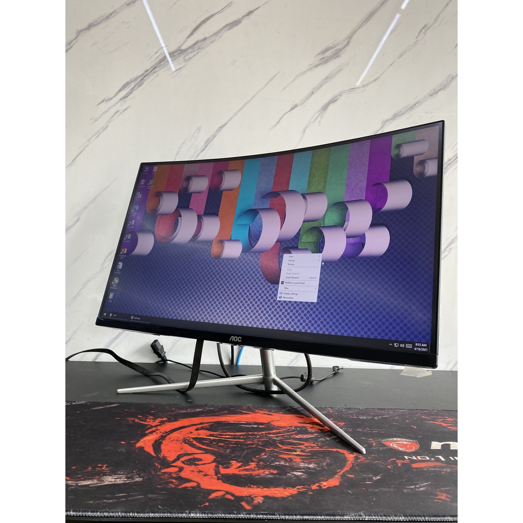 Màn hình LCD 27'' AOC C27V1Q Full HD 75Hz Gaming Cong Cũ