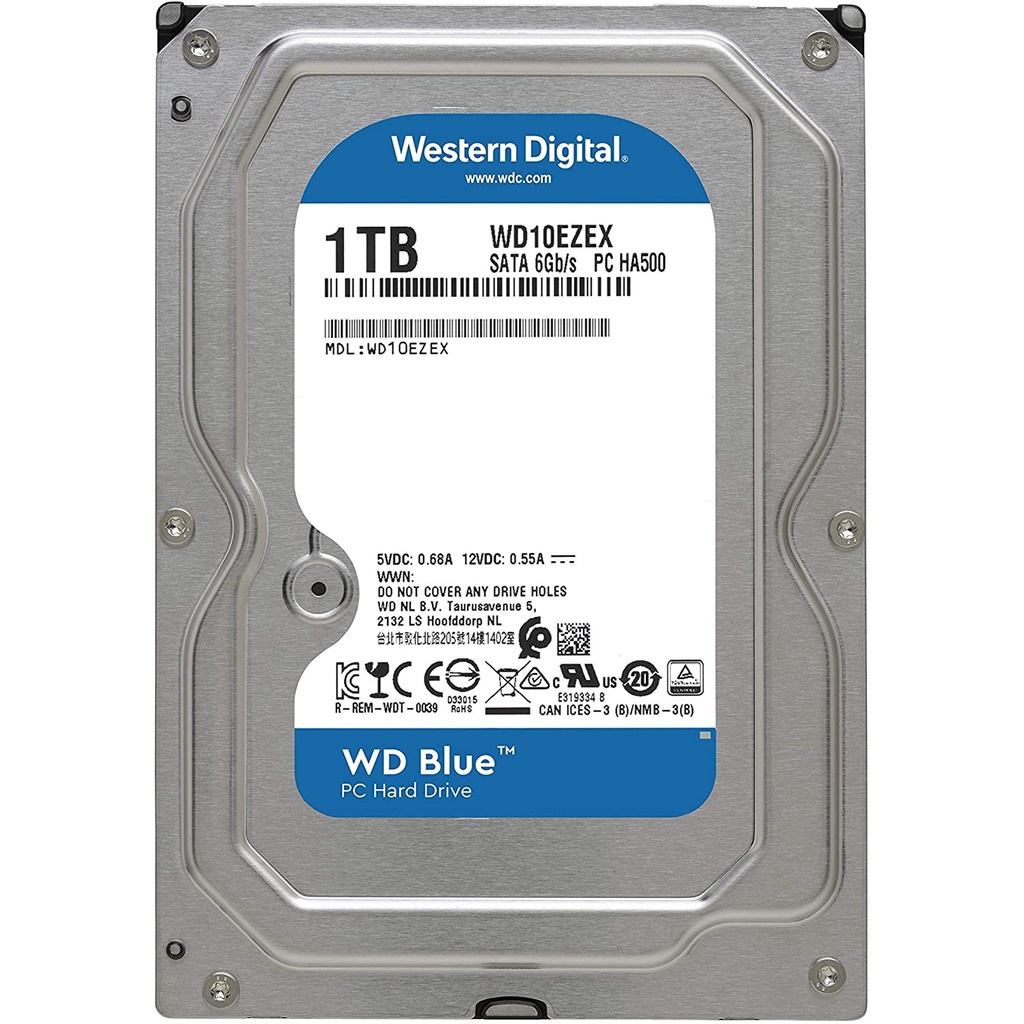 Ổ CỨNG HDD PC WD 500GB 1TB 2TB 3TB 4TB BLUE / GREEN Chuyên PC. Mới 100%. VI TÍNH QUỐC DUY