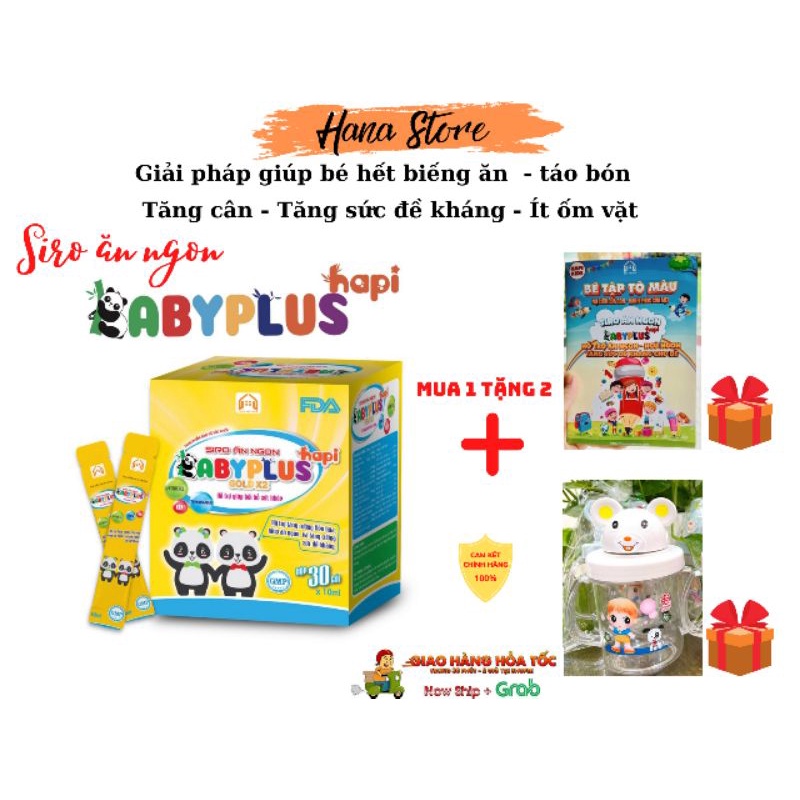 Siro Ăn Ngon BABYPLUS Cho Trẻ Biếng Ăn, Tăng Cân Tự Nhiên