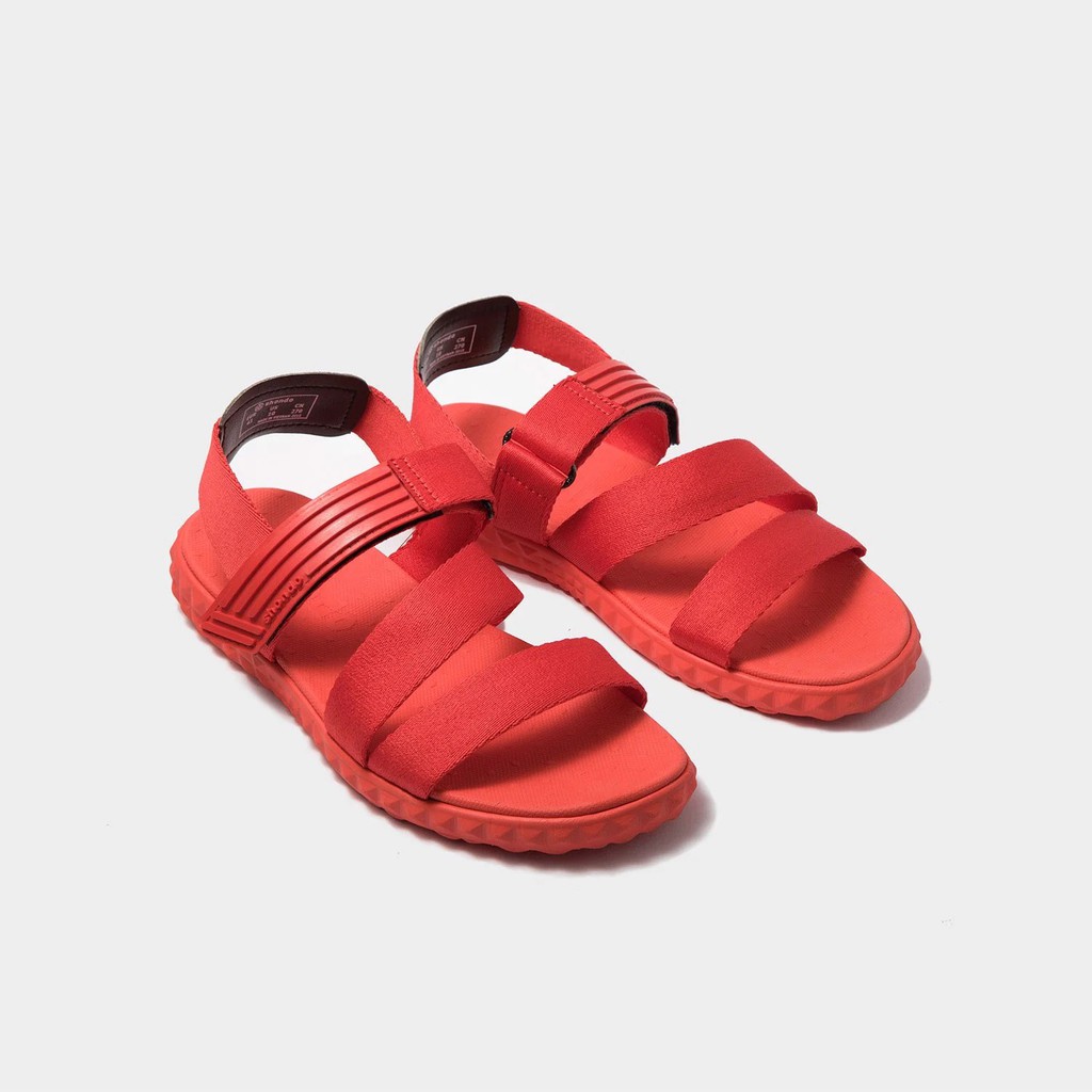 Giày Sandal Shat F6 SHONDO Sport đỏ Unisex - F6S206