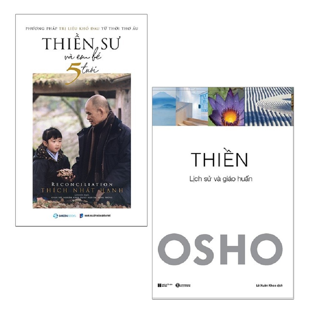 Sách - Combo: Thiền Sư Và Em Bé 5 Tuổi + Thiền - Osho