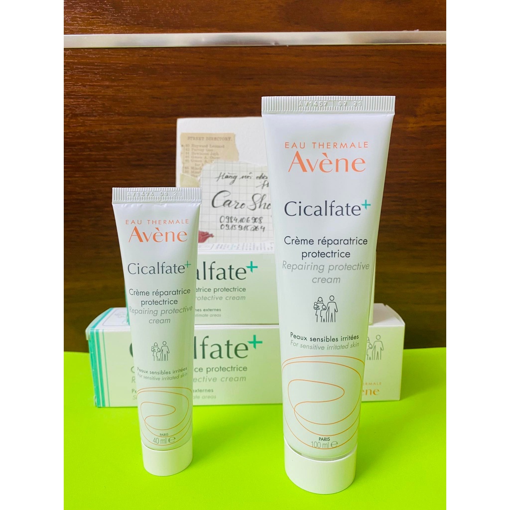 Kem phục hồi Avene Cicalfate + 40ml 100ml - nội địa Pháp / Creme reparatrice tái tạo da, làm lành thâm sẹo