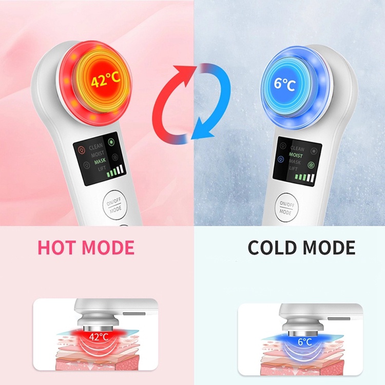 Máy điện di tinh chất bằng ion OMMON nóng lạnh, đẩy sâu dưỡng chất,giảm mụn, mờ thâm, nâng cơ, trẻ hóa da