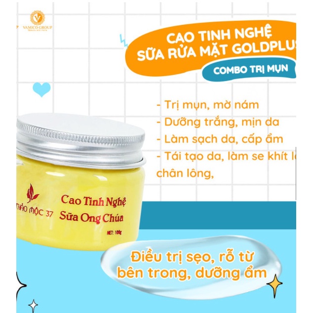 Cao Tinh Nghệ Sữa Ong Chúa Thảo Mộc 37, Chăm Sóc Da Mặt  - GIÁ GỐC | BigBuy360 - bigbuy360.vn