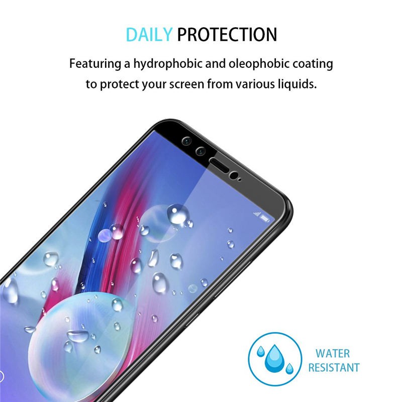 2 CÁI Kính Cường Lực Bảo Vệ Màn Hình Cho Huawei Honor 9 lite 9lite Bảo hiểm đầy đủ Màng kính bảo vệ Miếng Dán Cường Lực