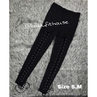Quần leggings đan dây