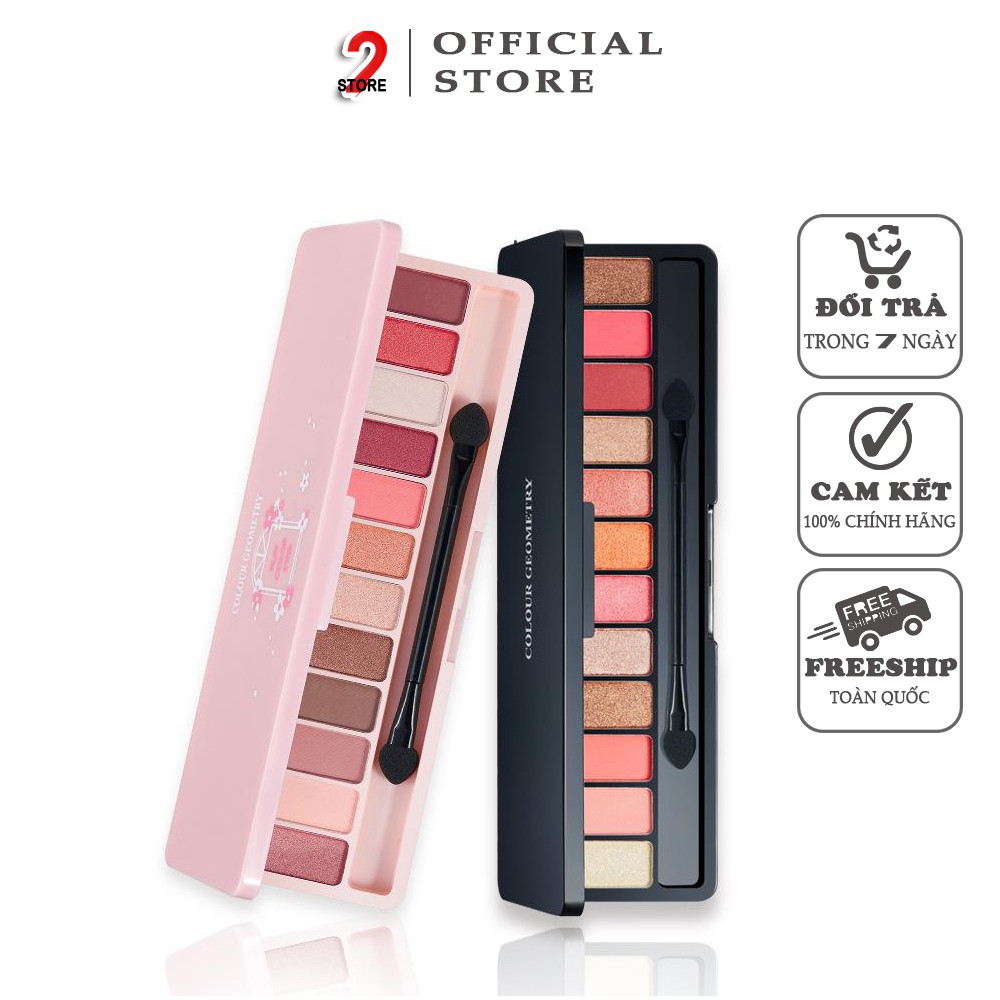 Bảng Phấn Mắt Lameila Play Geo 12 Bản New Của Colour Geometry