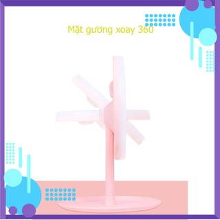 Ib2 gương soi trang điểm để bàn có đèn led mẫu mới siêu hót