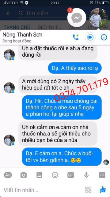 Combo 2 lọ Cai thuốc lá Phạm Bằng _ mẫu mới nhất.