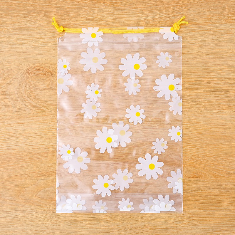 Túi nhựa PVC trong suốt in hình chim hồng hạc