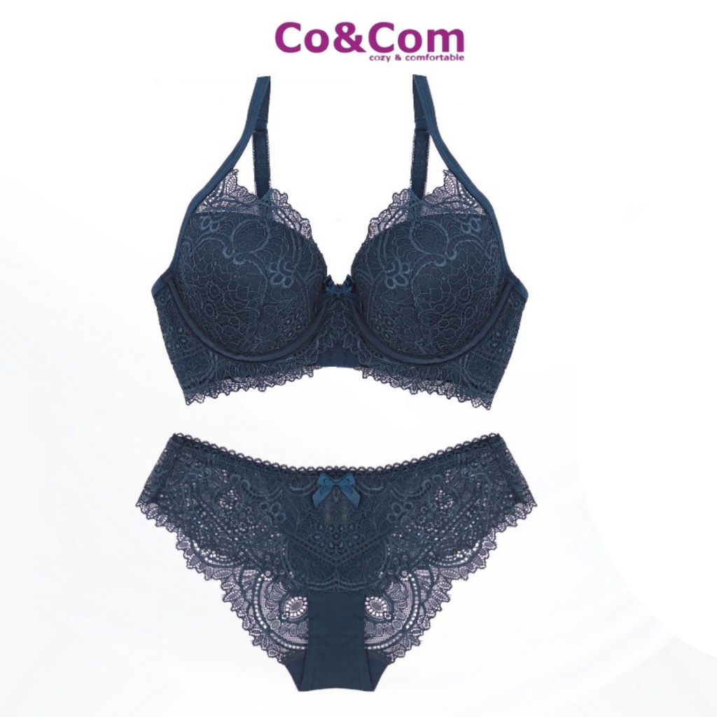 Bộ Đồ Lót Ren Nữ Co&Com BAN5077 Mềm Mại Sexy, Có Gọng Nâng Ngực | BigBuy360 - bigbuy360.vn