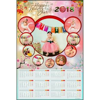 Lịch lụa treo tường size lớn 40x60