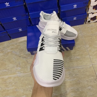 |Ảnh thật | Giày EQT 2019 Đen Trắng Phản Quang