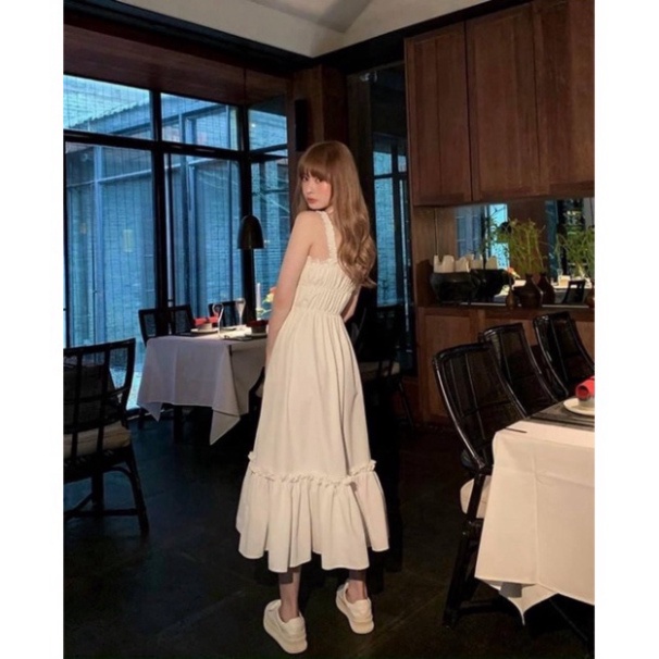 Free ship Váy Nữ 2 Dây Trắng Chun Ngực Dáng Xòe Free Ship, Váy Đầm Nữ Thời Trang Phong Cách Bồng Bềnh Tiểu Thư Giá Rẻ Ch | BigBuy360 - bigbuy360.vn