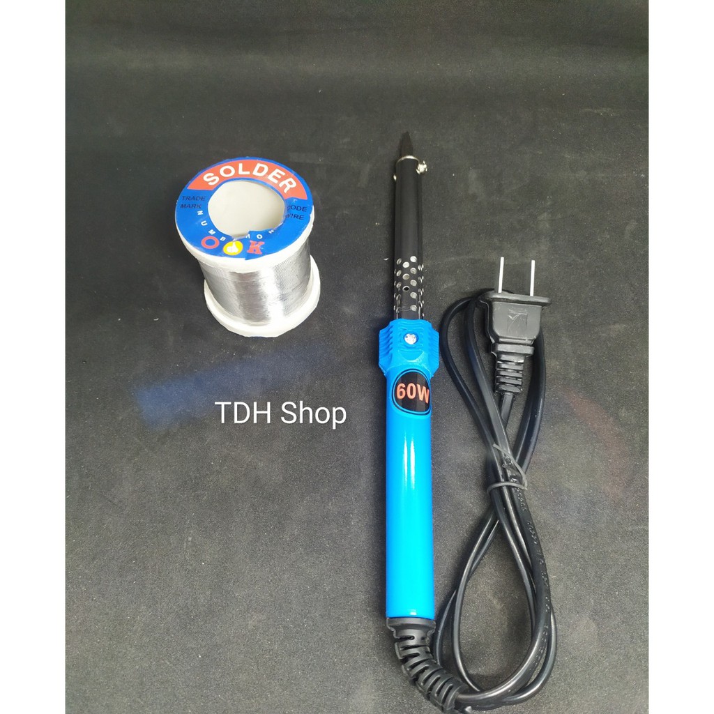 Mỏ hàn thiếc 60W( màu xanh ) & 80W ( màu vàng, màu xanh ) / máy hàn thiếc loại 60W & 80W / Nhựa Thông