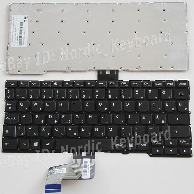 (KEYBOARD) BÀN PHÍM LAPTOP LENOVO YOGA 300-11IBY dùng cho Ideapad Yoga 3 11, 300-11IBR, 300-11IBY